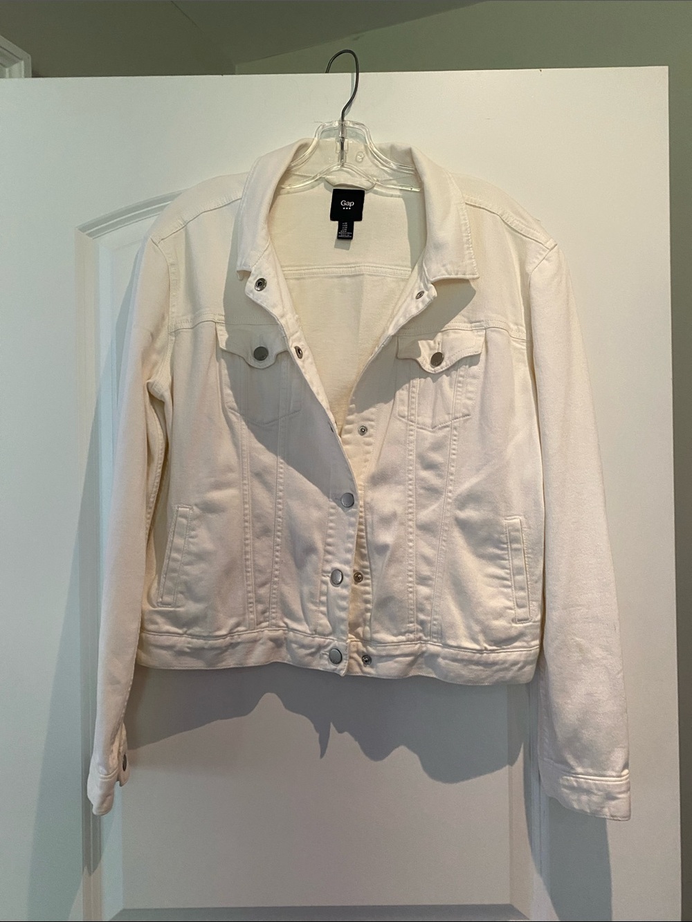 GAP Off-White Denim Jacket